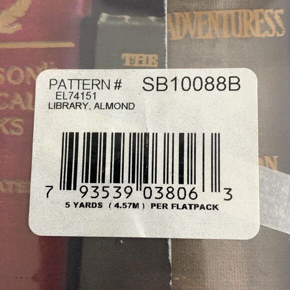 Expressions Easy To Apply Library Book Wallpaper Border 5 Yards - Picture 13 of 13